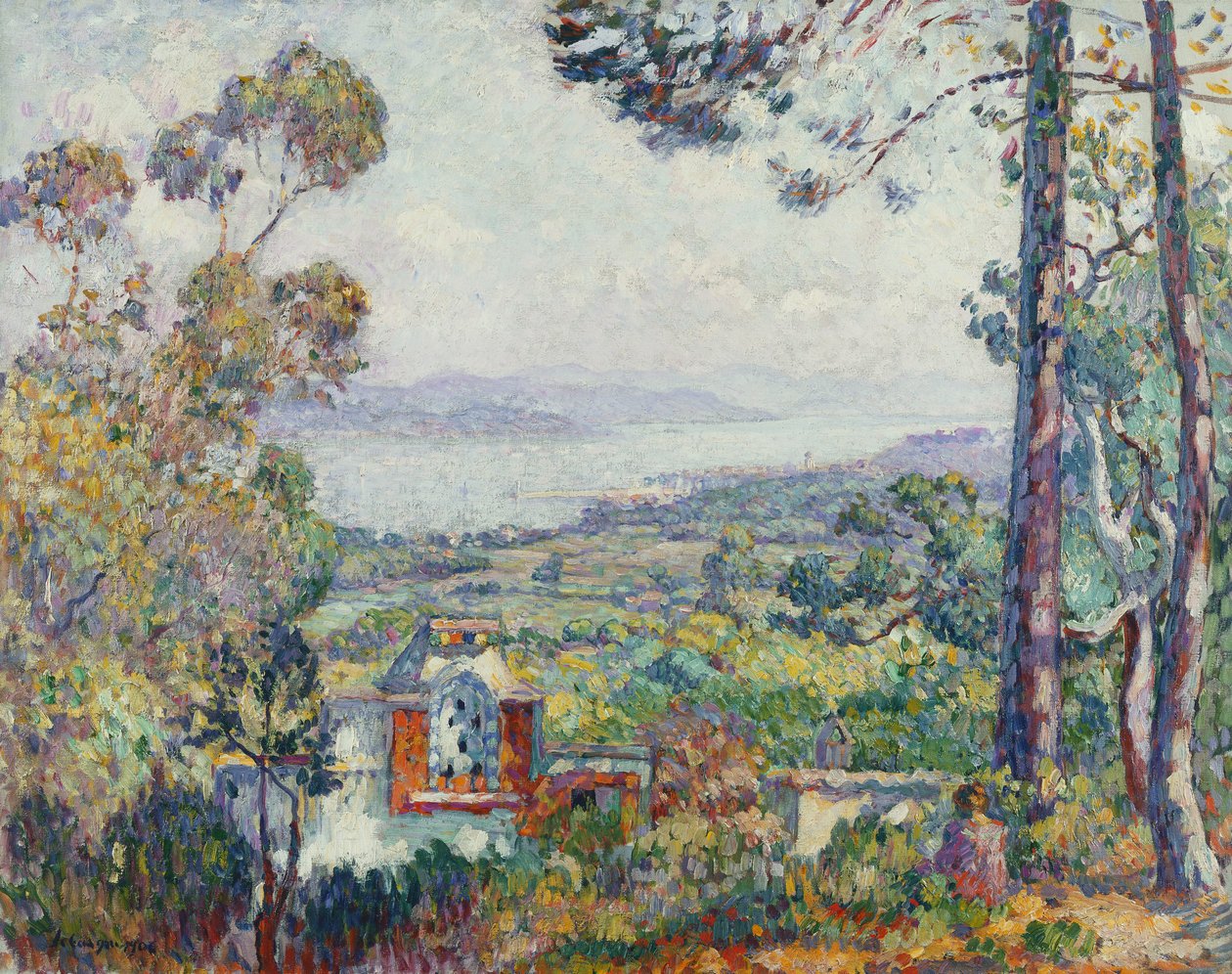 Hamnen i Saint-Tropez, 1906 av Henri Lebasque