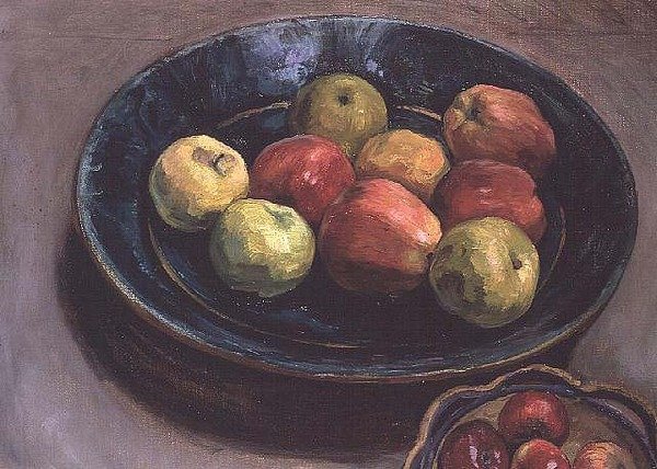 Stilleben med äpplen av Henri Lebasque