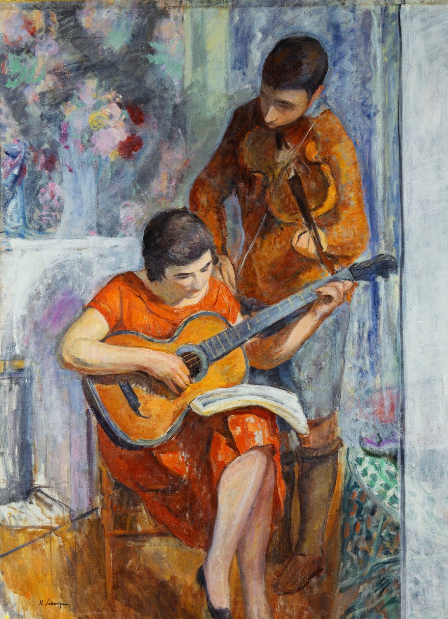 Musikerna; Musikerna, ca 1930 av Henri Lebasque
