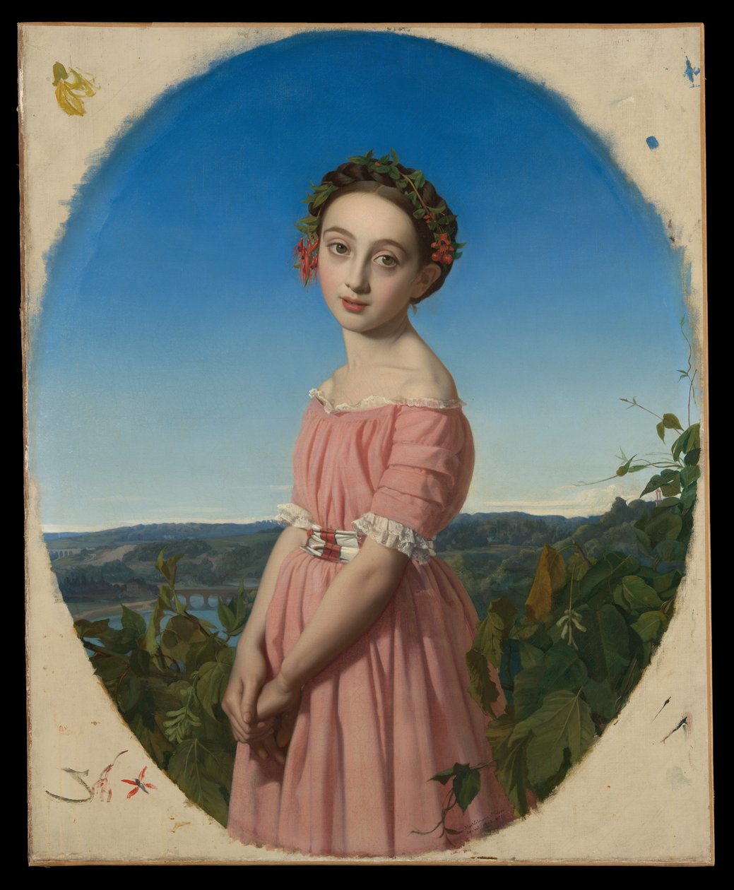 Faustine Léo (1832-1865) av Henri Lehmann