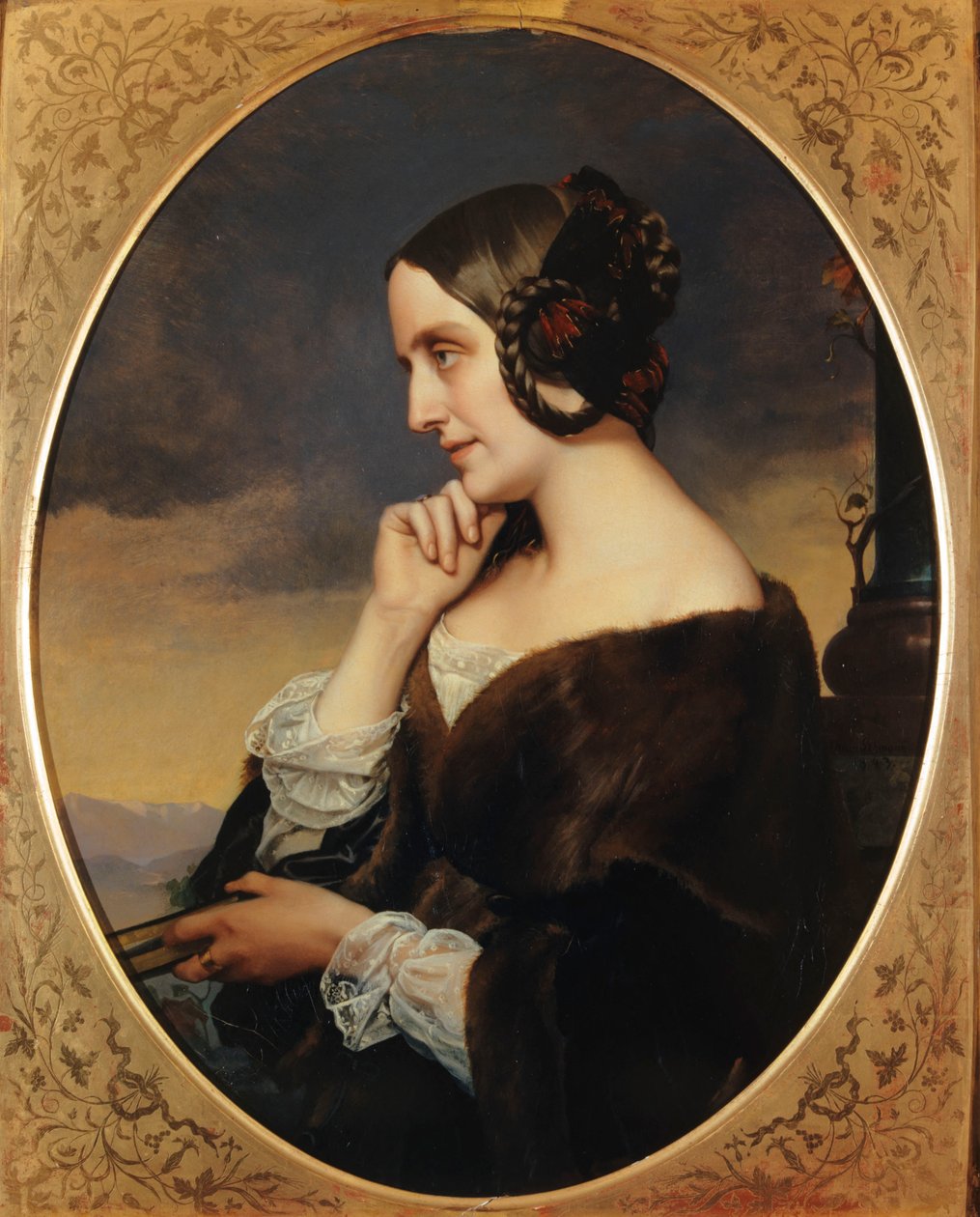 Franska: Portrait de Marie de Flavigny, comtesse d