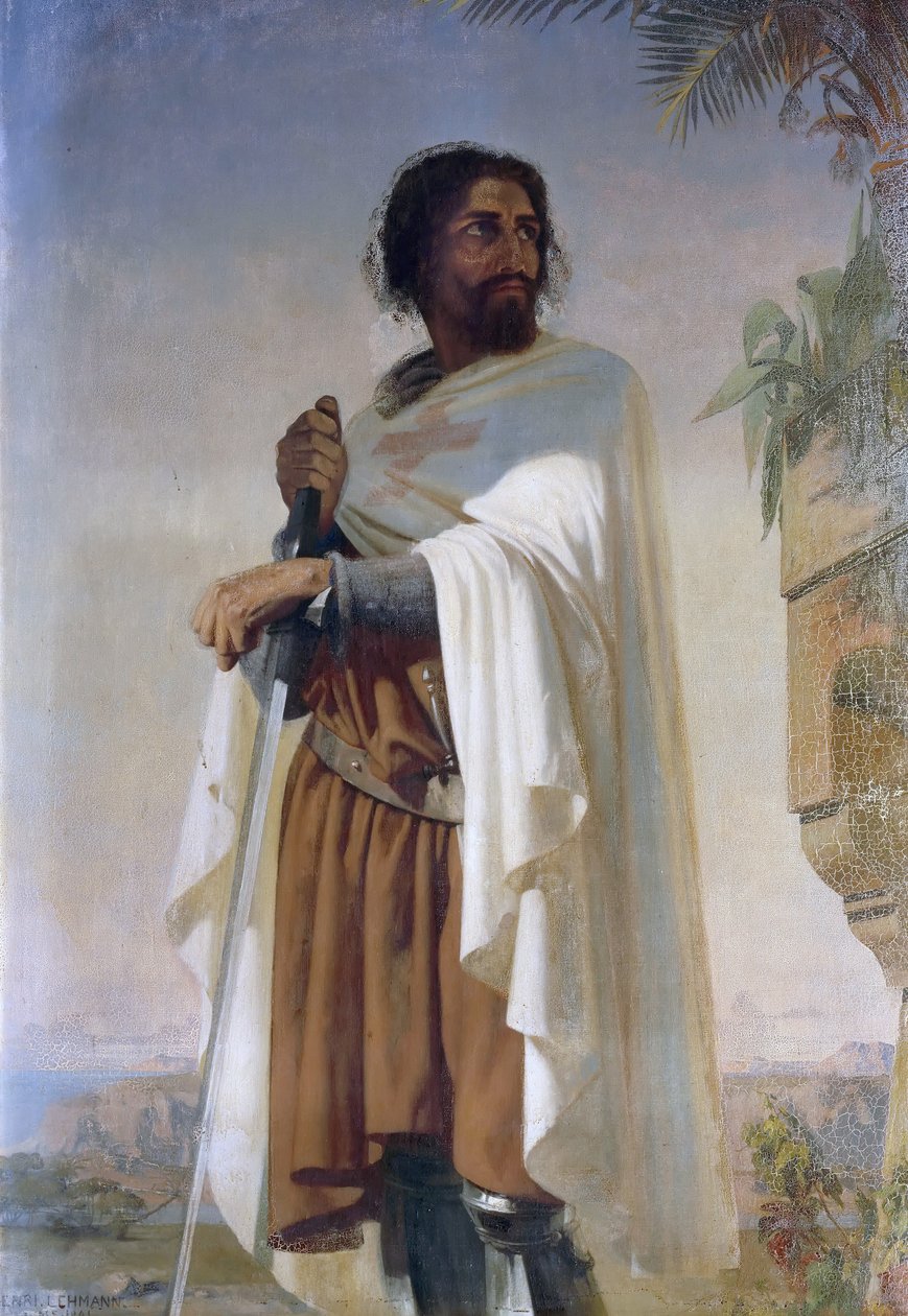 Hugues de Payens, Tempelriddarernas stormästare av Henri Lehmann