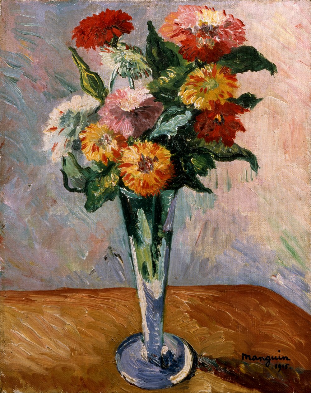 Blommor, 1915. av Henri Manguin