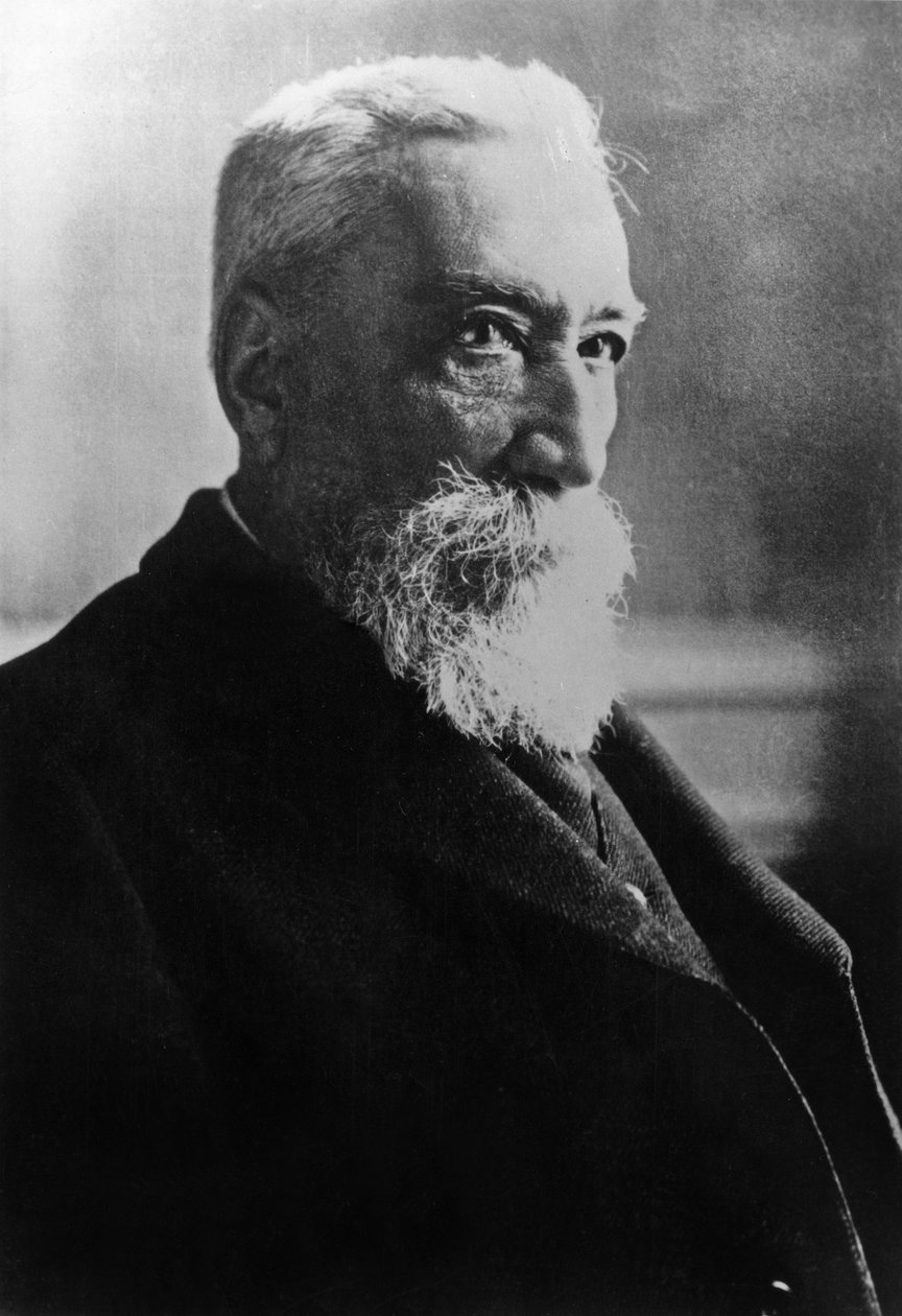 Anatole France (1844-1924) fransk författare, foto av Henri Manuel av Henri Manuel