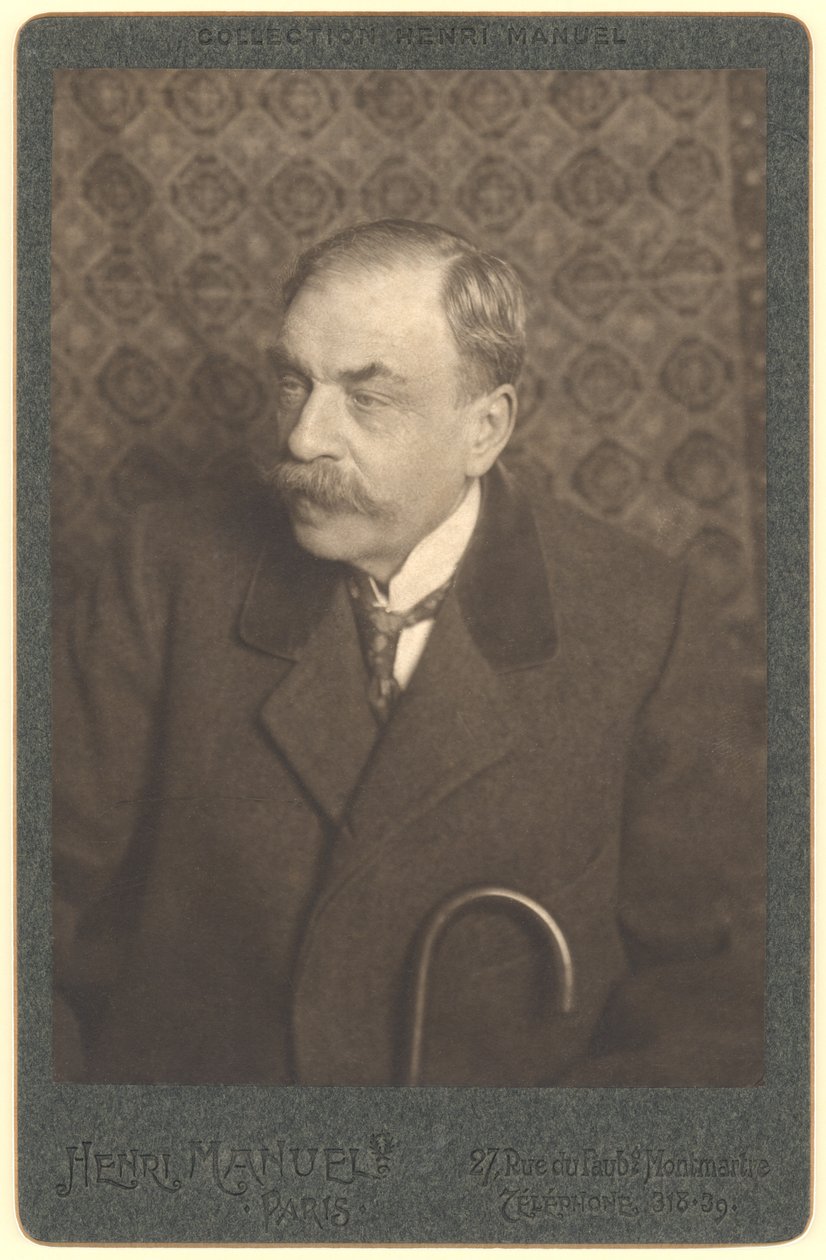 Marcel Prevost (1862-1941) (s/v foto) av Henri Manuel