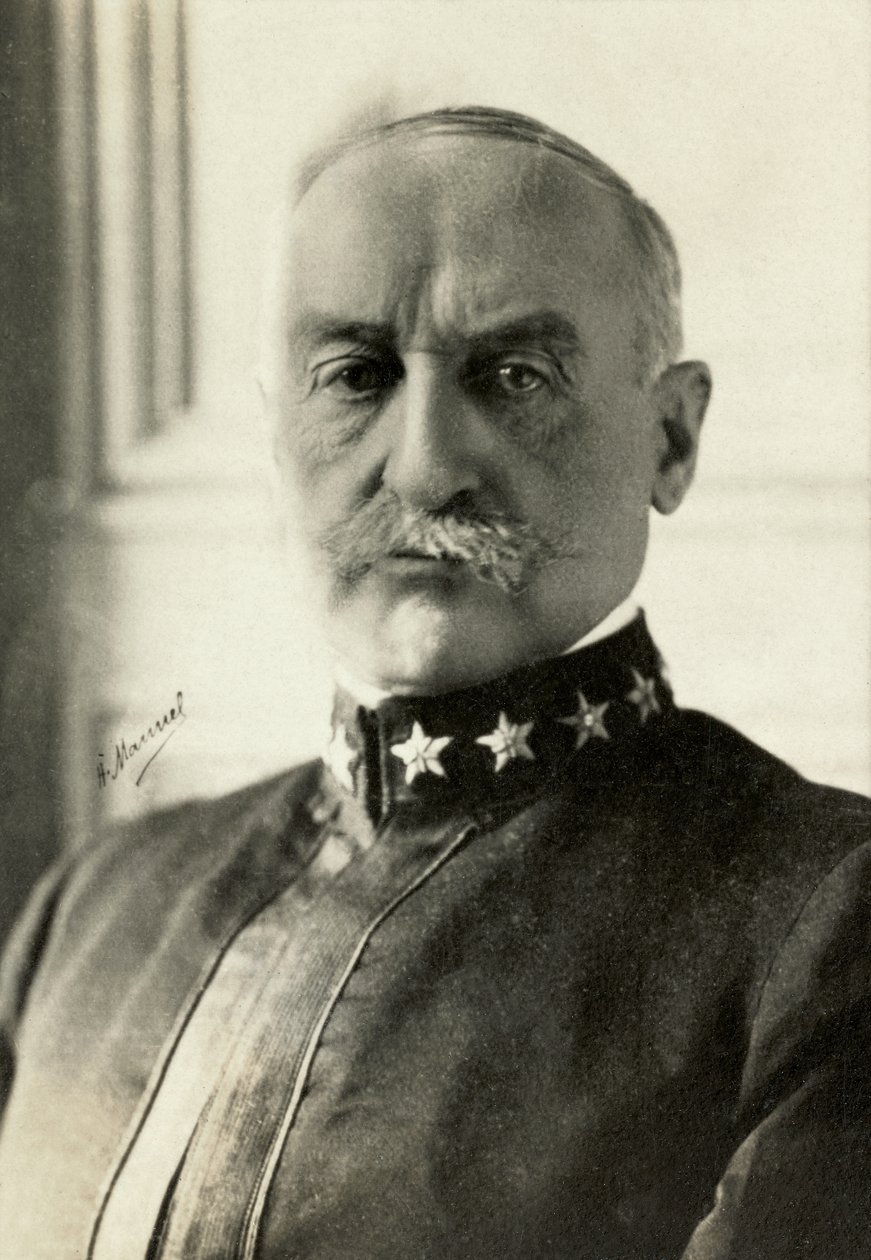 Porträtt av amiral Benson (foto) av Henri Manuel