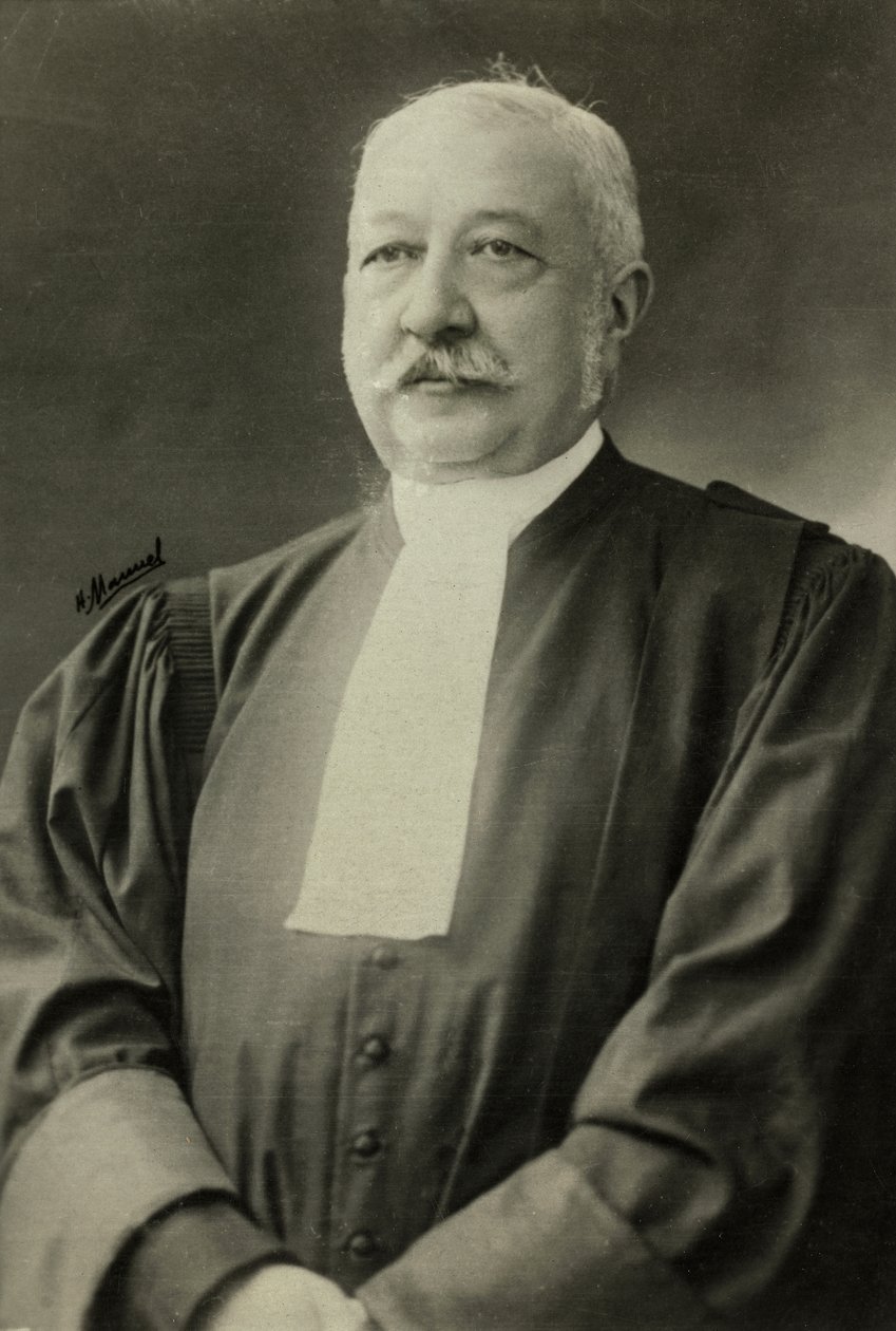 Porträtt av Albert Salle (foto) av Henri Manuel