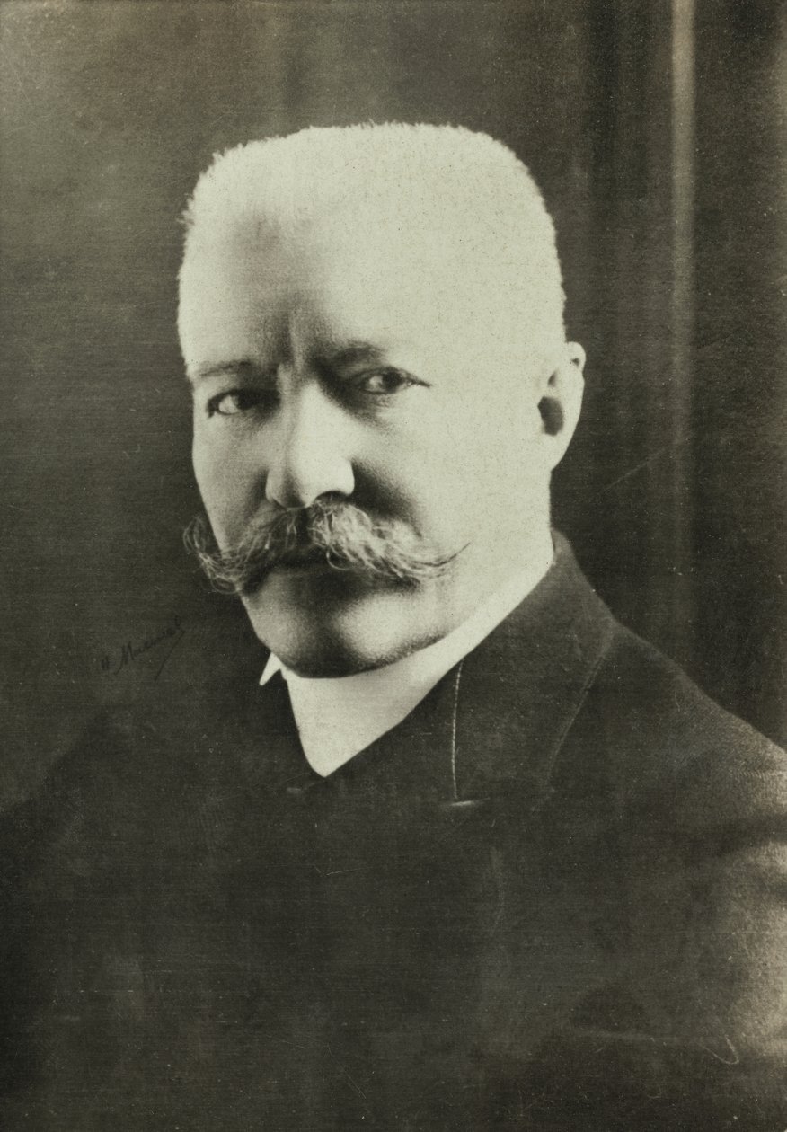 Porträtt av Charles Jonnart , ambassadör i Vatikanen 1921 (foto) av Henri Manuel