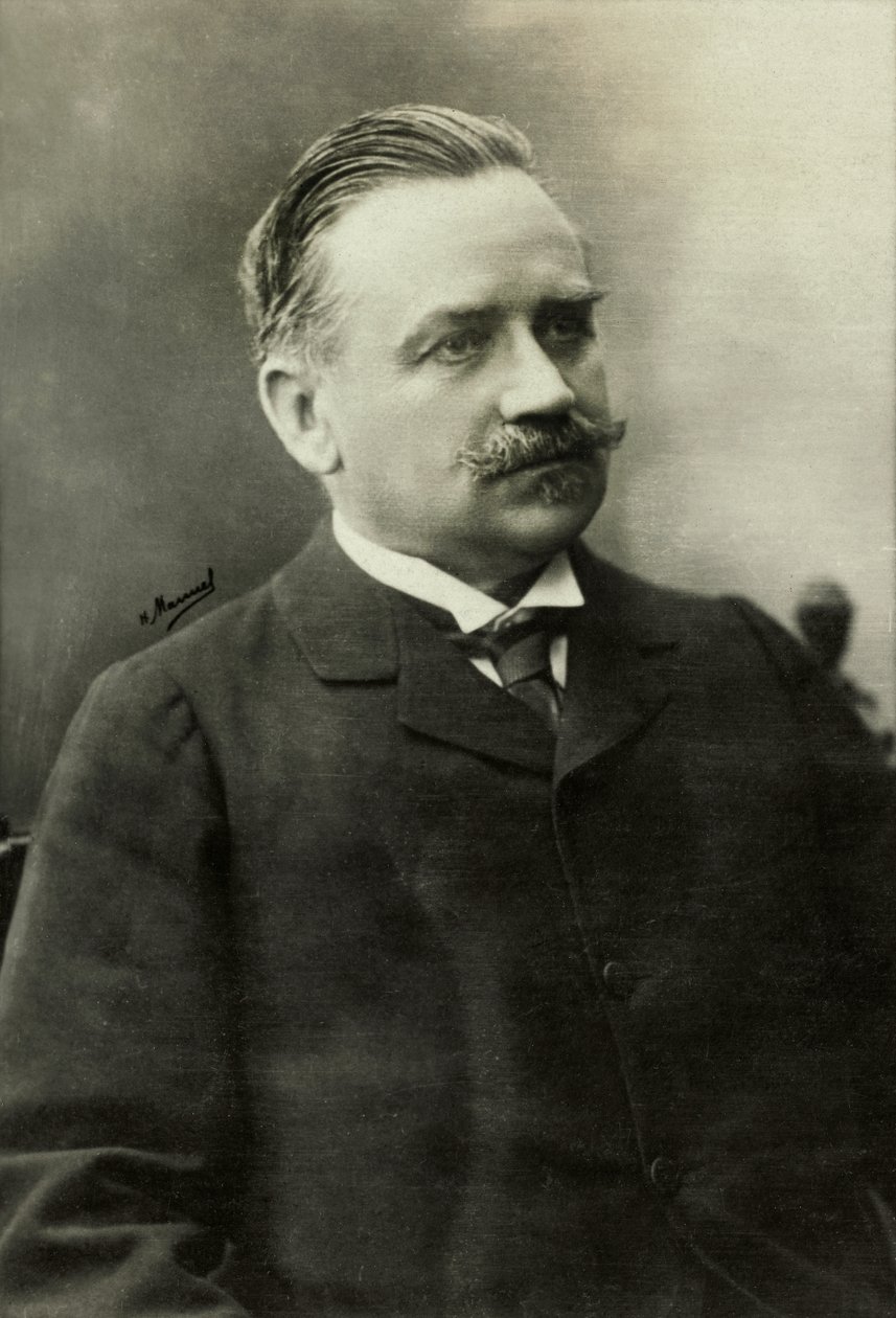 Porträtt av Edmond Perrier (foto) av Henri Manuel