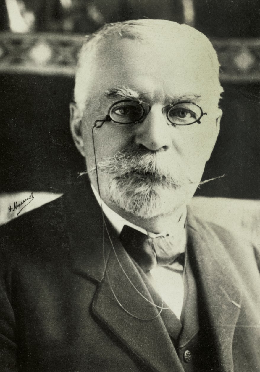 Porträtt av Edouard Quenu (fotografi) av Henri Manuel