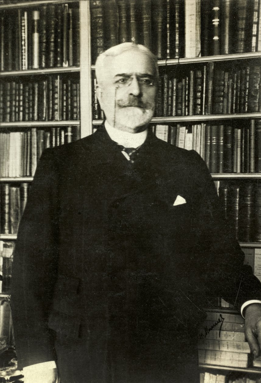 Porträtt av Edouard Robin (foto) av Henri Manuel