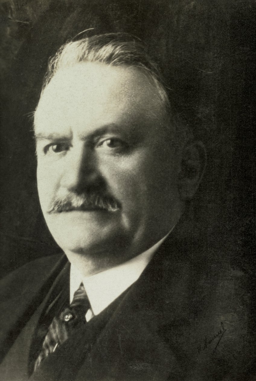 Porträtt av Gaston Doumergue (fotografi) av Henri Manuel