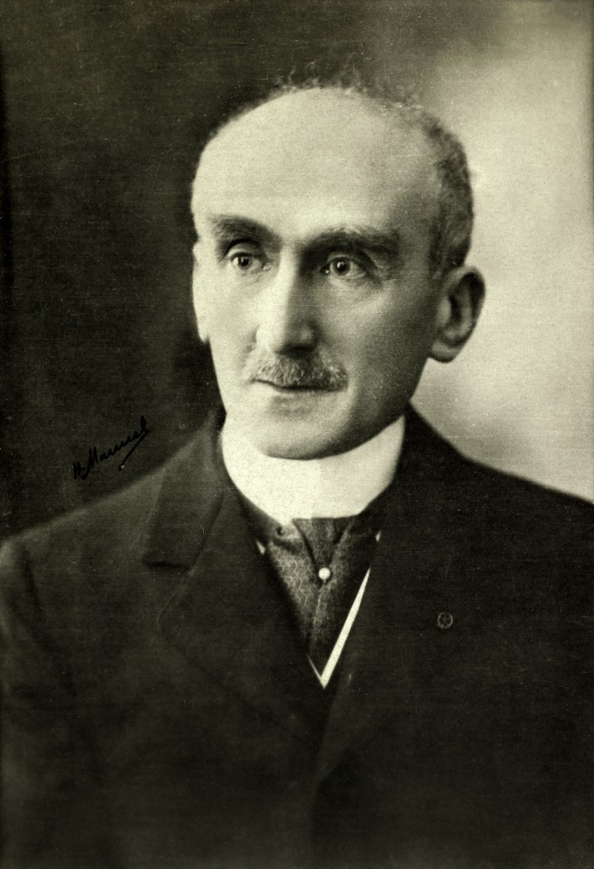 Porträtt av Henri Bergson (foto) av Henri Manuel