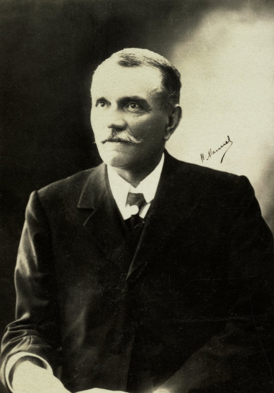 Porträtt av Henri Gallichet dit Galli (fotografi) av Henri Manuel