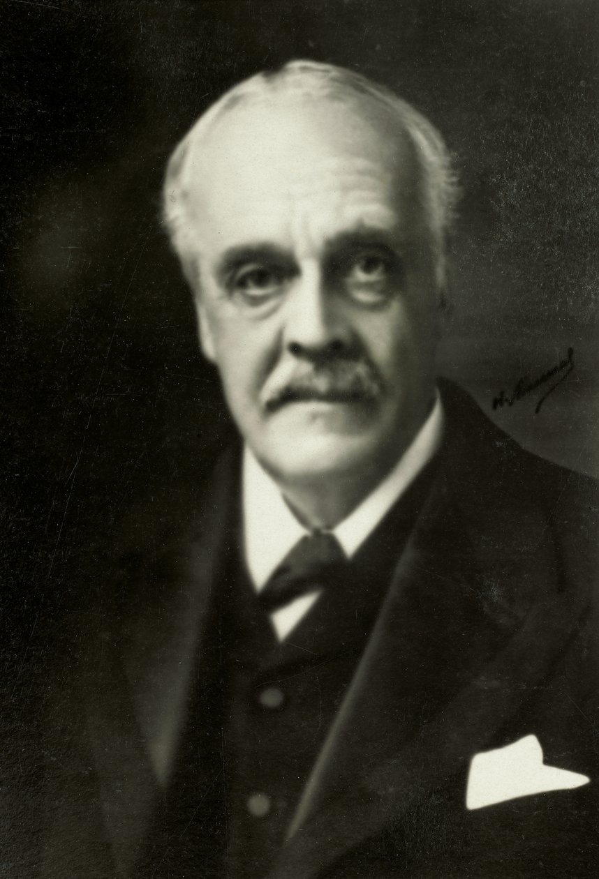 Porträtt av Lord Arthur Balfour (fotografi) av Henri Manuel