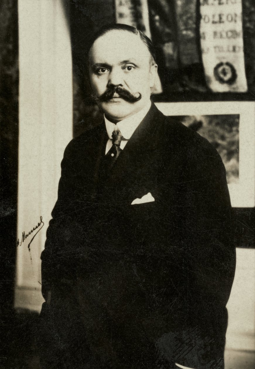 Porträtt av Louis Loucheur (foto) av Henri Manuel