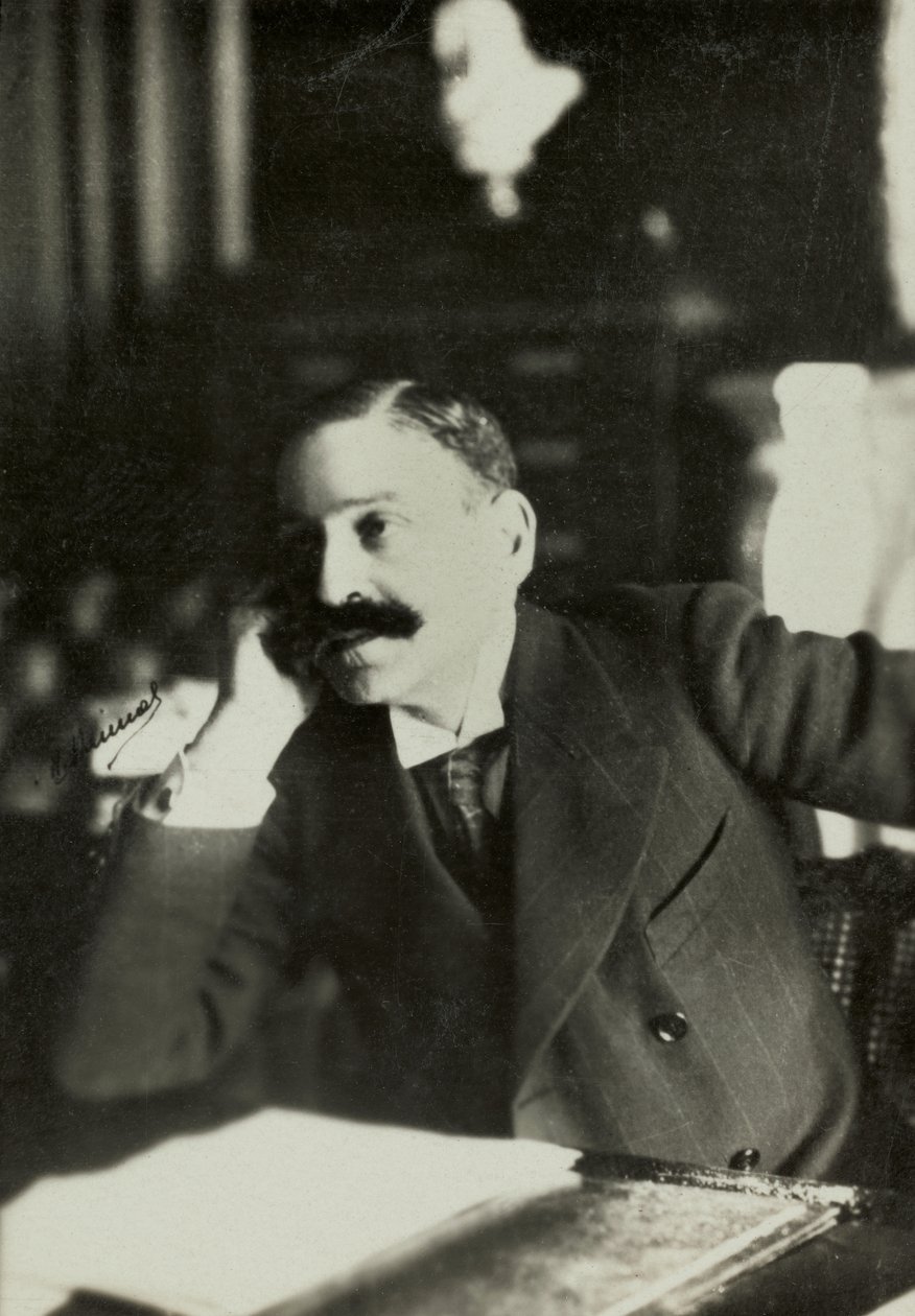 Porträtt av Louis Lucien Klotz (foto) av Henri Manuel