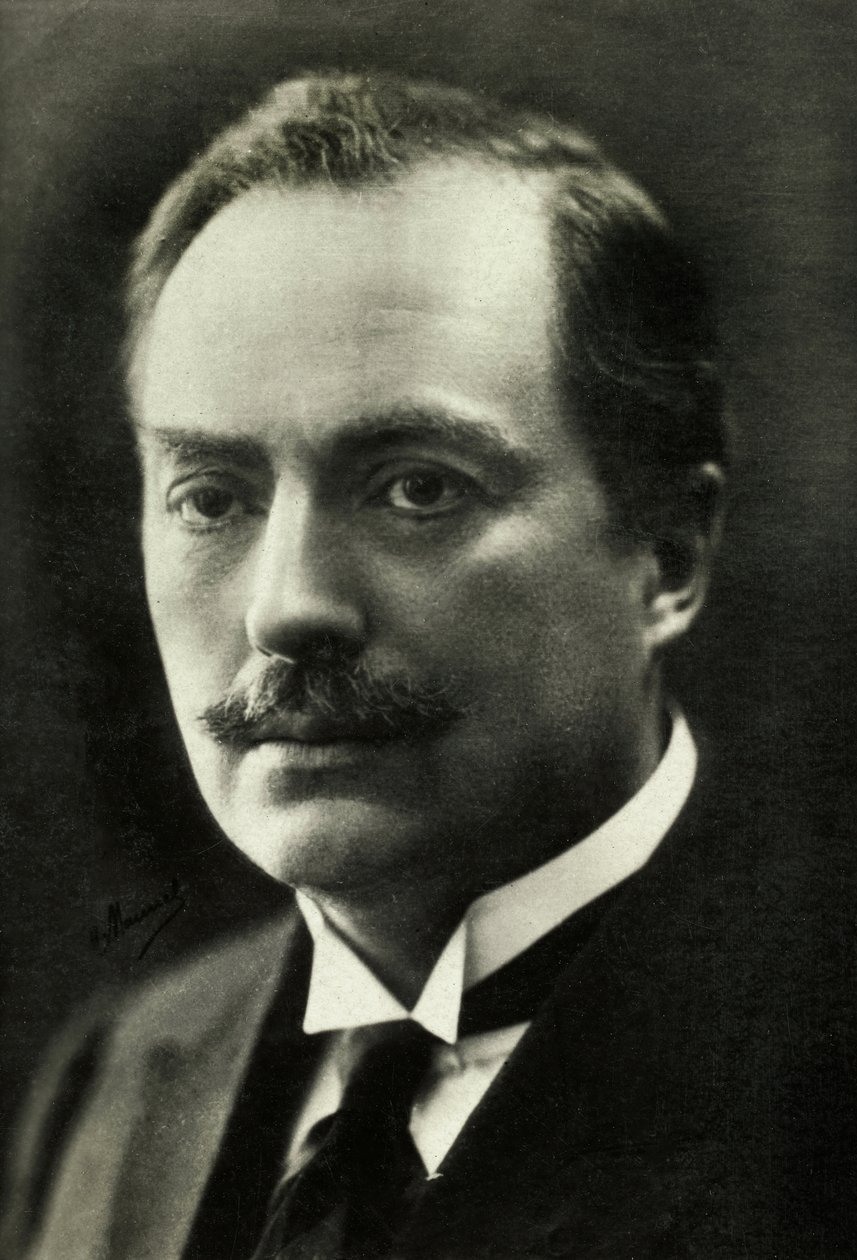 Porträtt av Ludovic Naudeau (fotografi) av Henri Manuel
