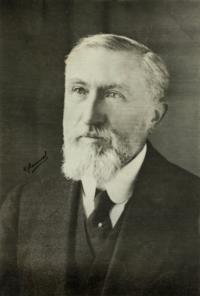 Porträtt av domare Paul Andre (foto) av Henri Manuel