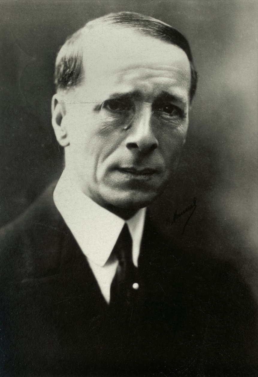 Porträtt av Marcel Boulenger (foto) av Henri Manuel
