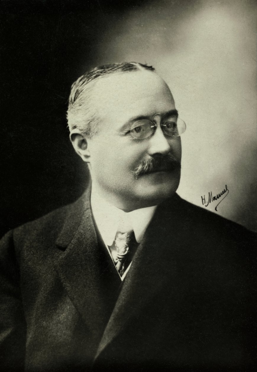 Porträtt av Pierre Mille (foto) av Henri Manuel