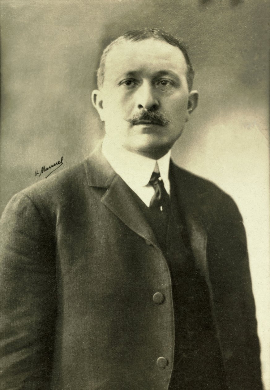 Porträtt av Rene Viviani (foto) av Henri Manuel