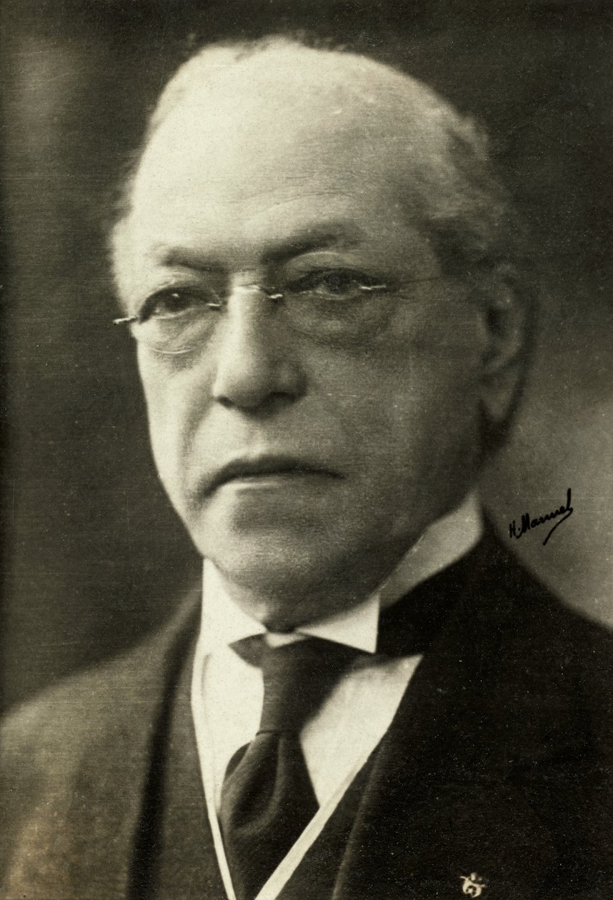 Porträtt av Samuel Gompers (foto) av Henri Manuel