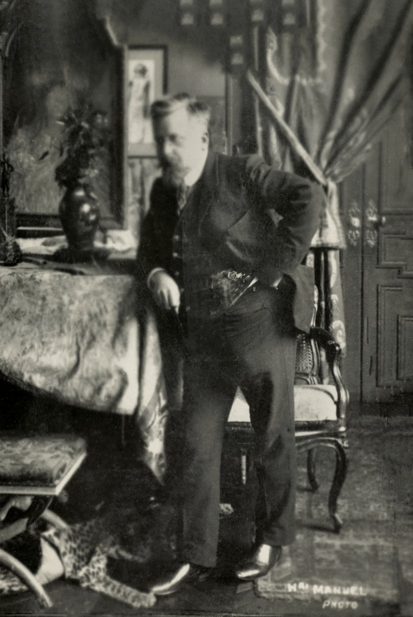 Porträtt av den franske målaren Charles Lucien Leandre ( 1862 av Henri Manuel