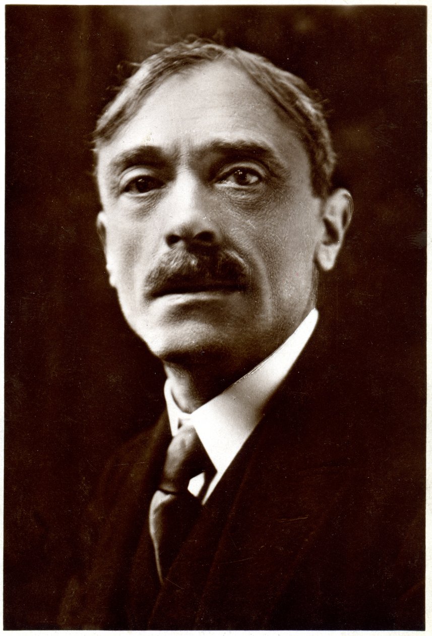 Den franske författaren Paul Valery, ca 1920-30 (svartvitt foto) av Henri Manuel