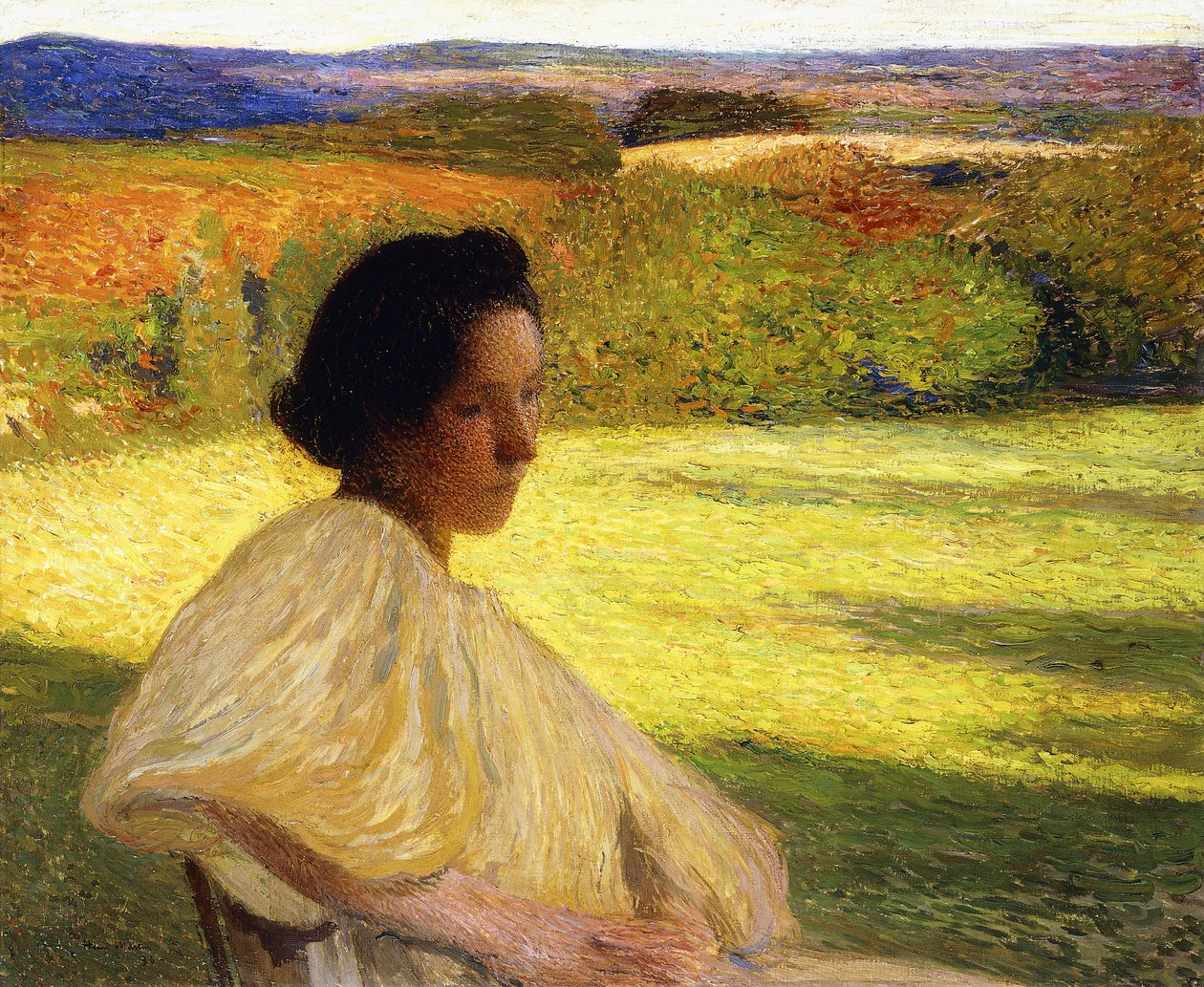Meditation, 1896 av Henri Martin