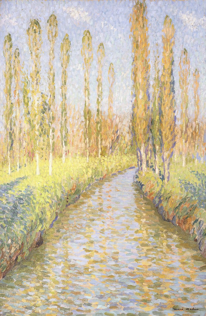 Bastide du Vert på hösten; La Bastide du Vert på hösten, av Henri Martin