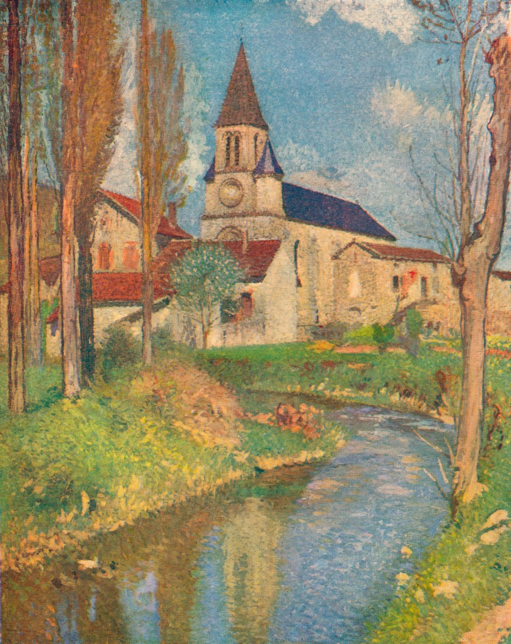 Kyrkan La Bastide, c1915 av Henri Martin