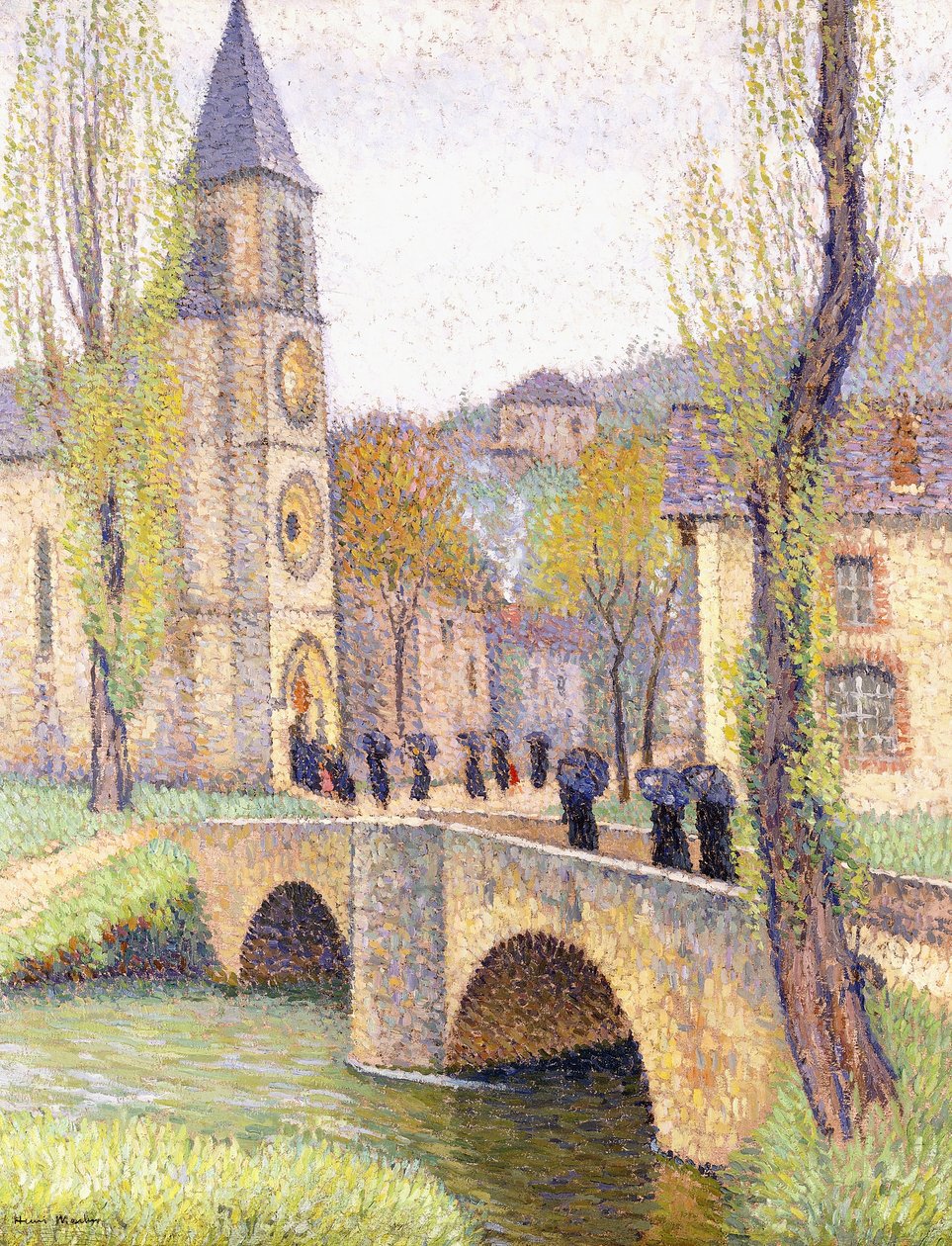 Mässtimman vid Bastide du Vert, ca 1920 av Henri Martin