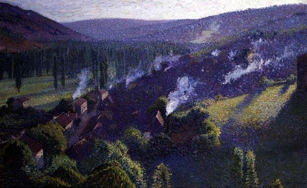 Dalen (olja på duk) av Henri Martin