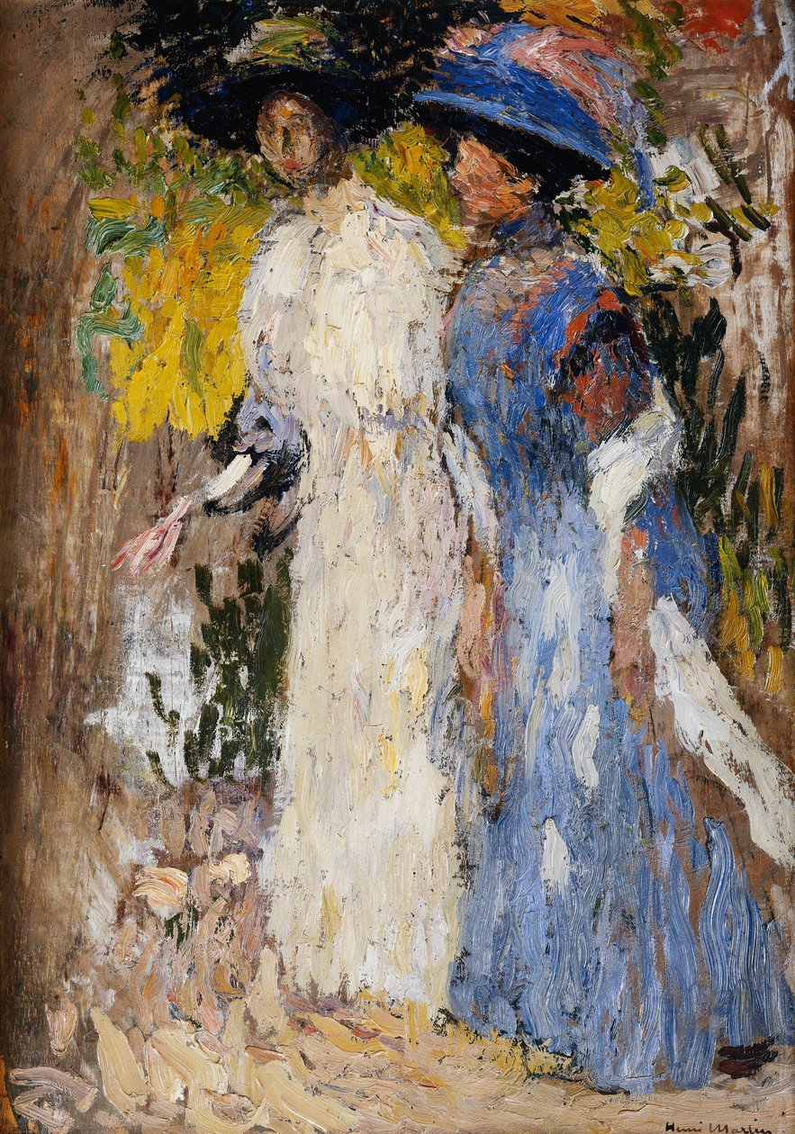 Gången; La Promenade, av Henri Martin