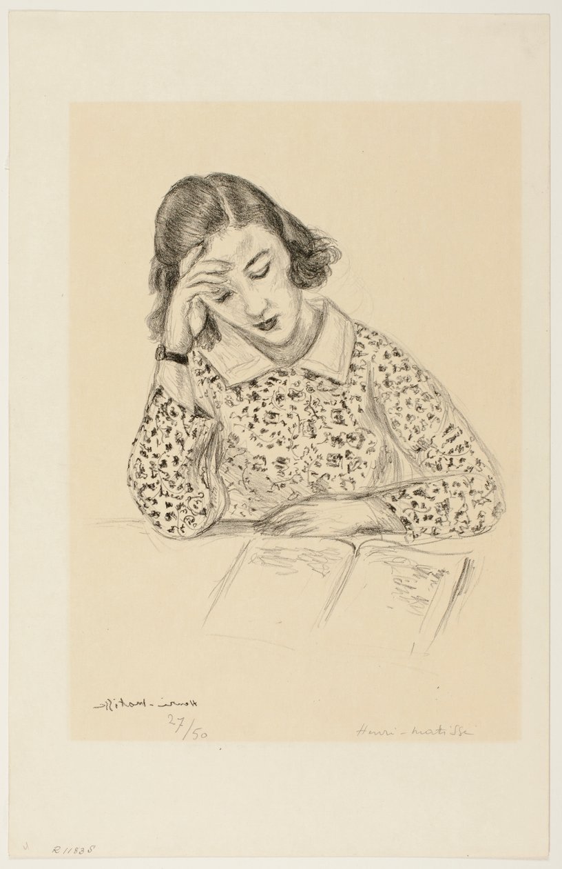 En läsande flicka av Henri Matisse