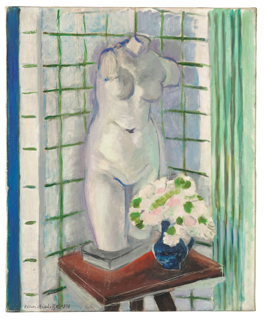 Antik och nejlikor av Henri Matisse