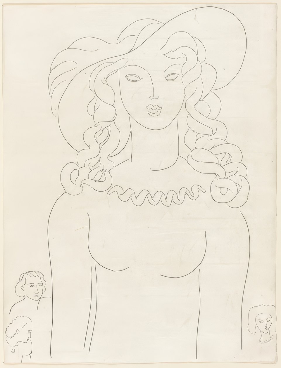 Apparition, plansch tre från Poesies de Mallarmé av Henri Matisse