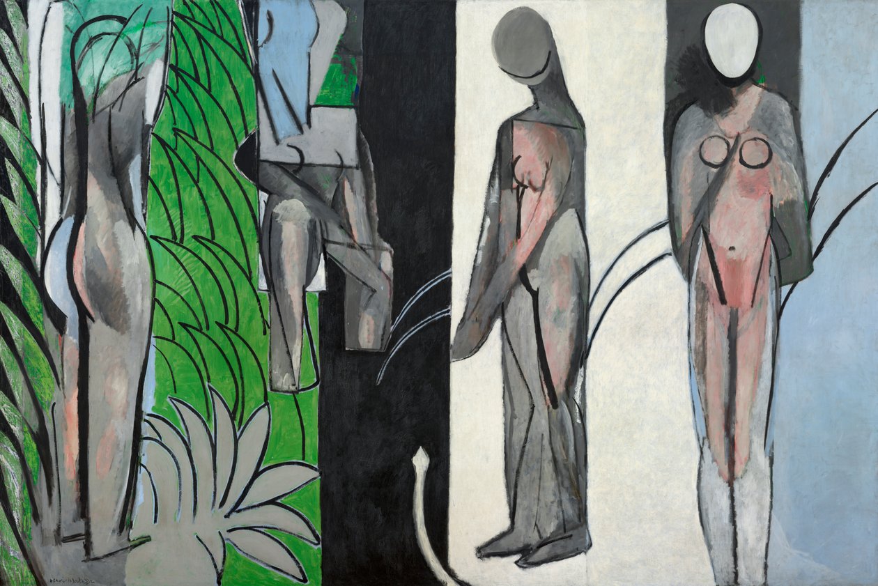 Badande vid en flod av Henri Matisse