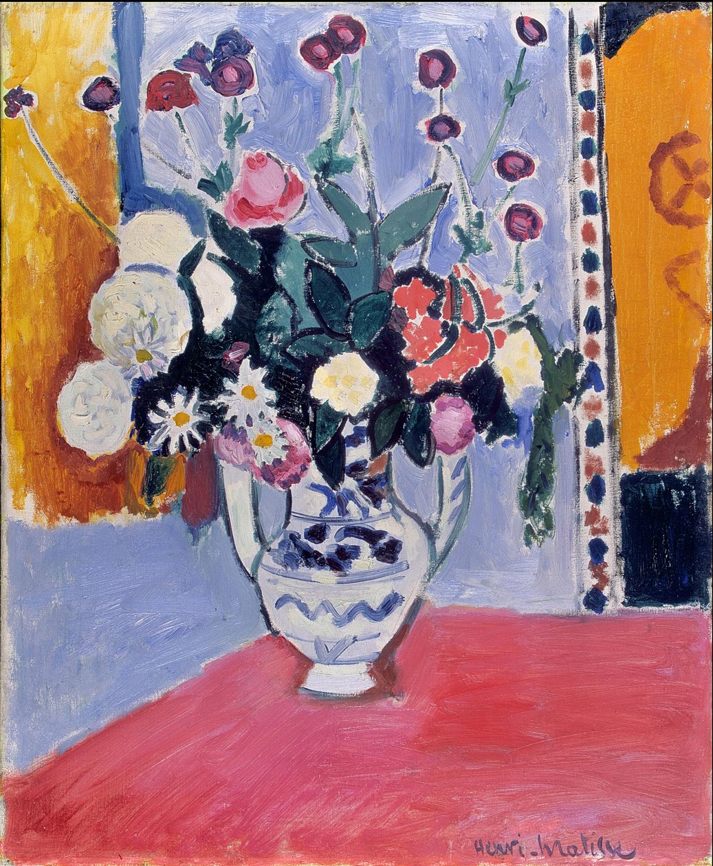 Bukett (vas med två handtag) av Henri Matisse