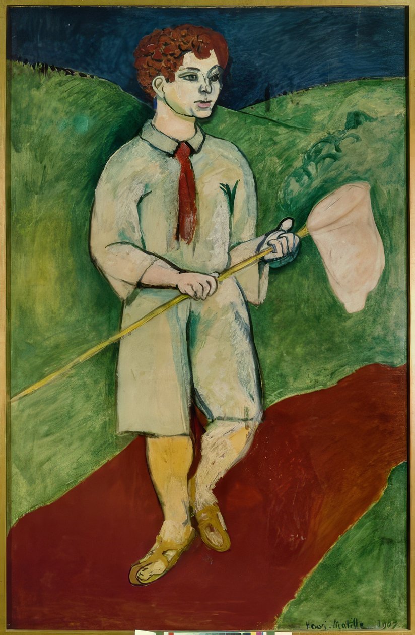 Pojke med fjärilsnät av Henri Matisse