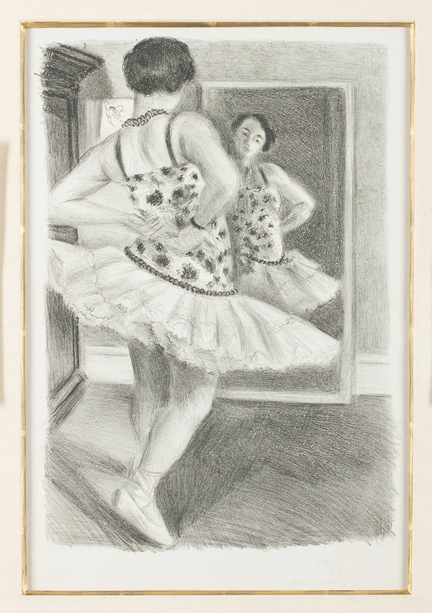 Dansare reflekterad i spegeln av Henri Matisse