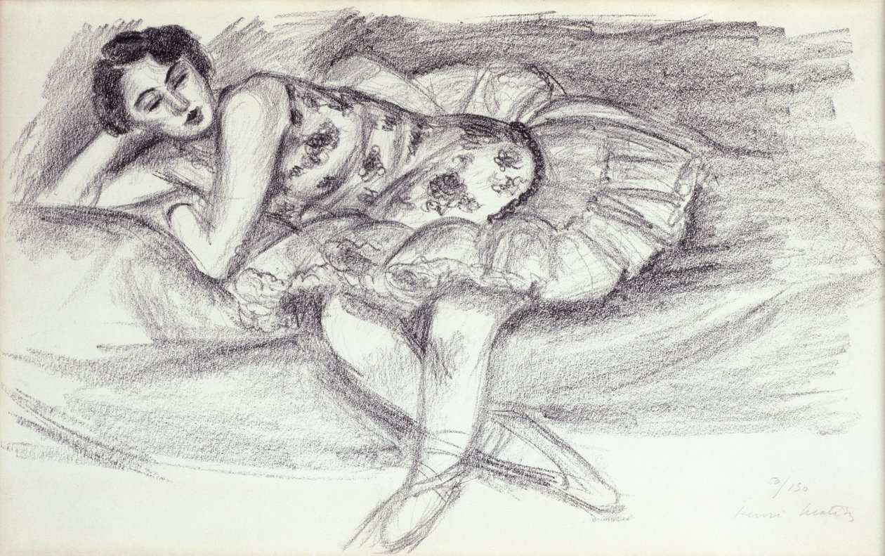 Dansare på soffa från Ten Dancers av Henri Matisse