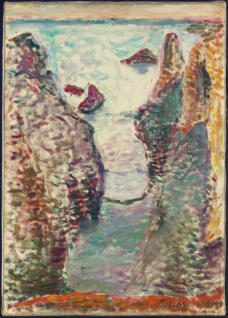 Cliffs, Belle-Île av Henri Matisse