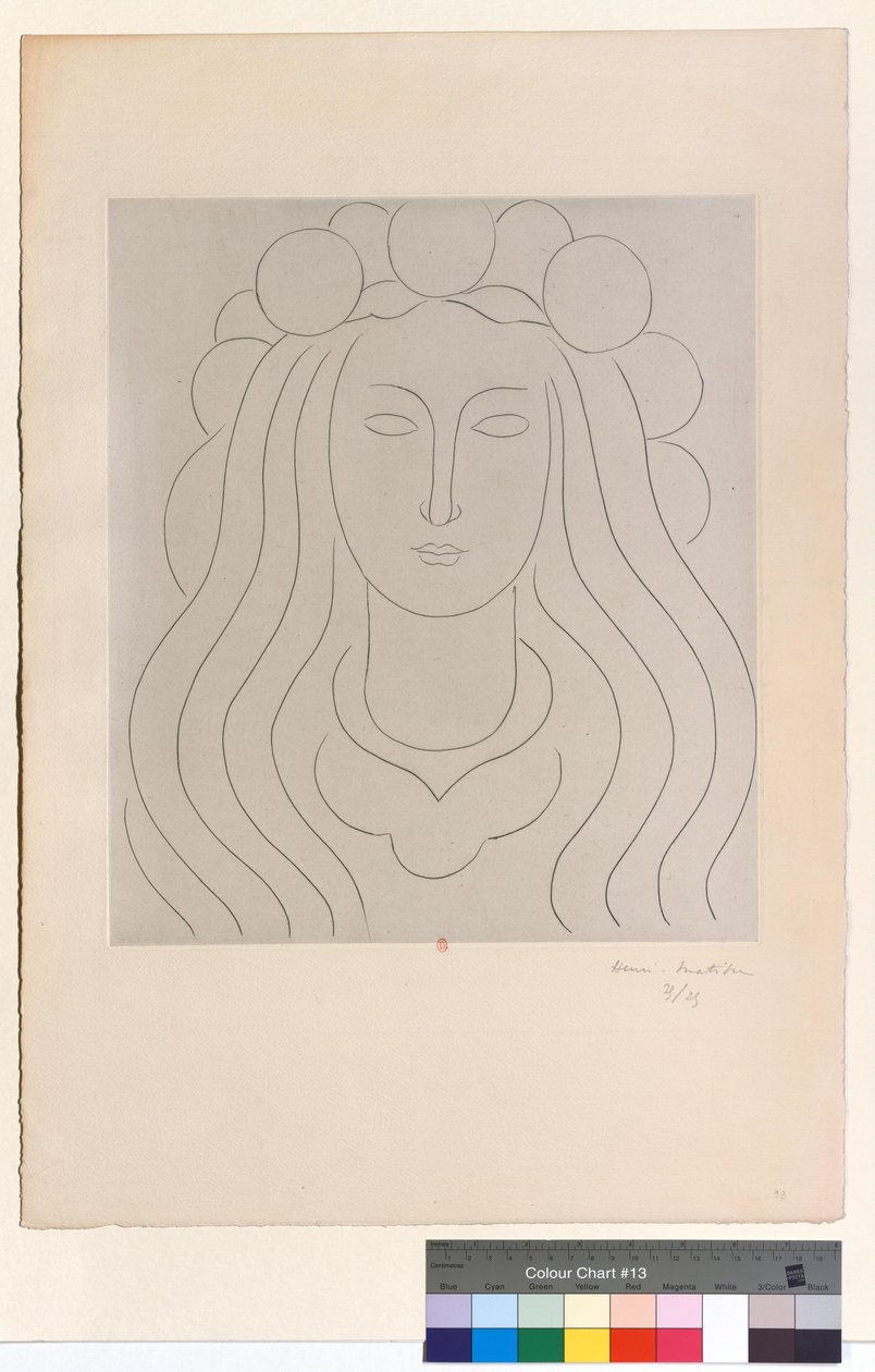 Fe med klarhetens hatt, minne av Mallarmé av Henri Matisse