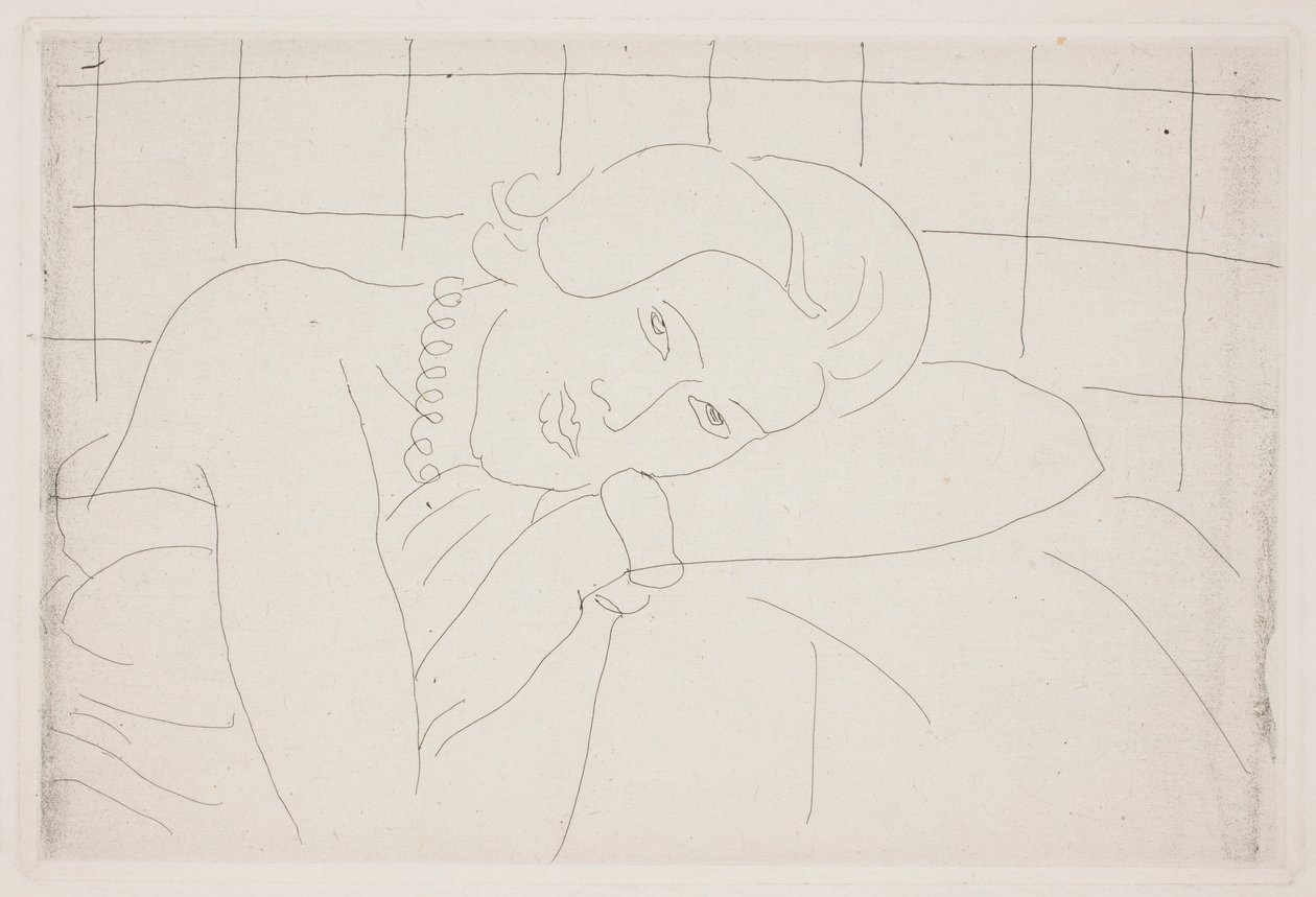 Kvinna med halsband av Henri Matisse
