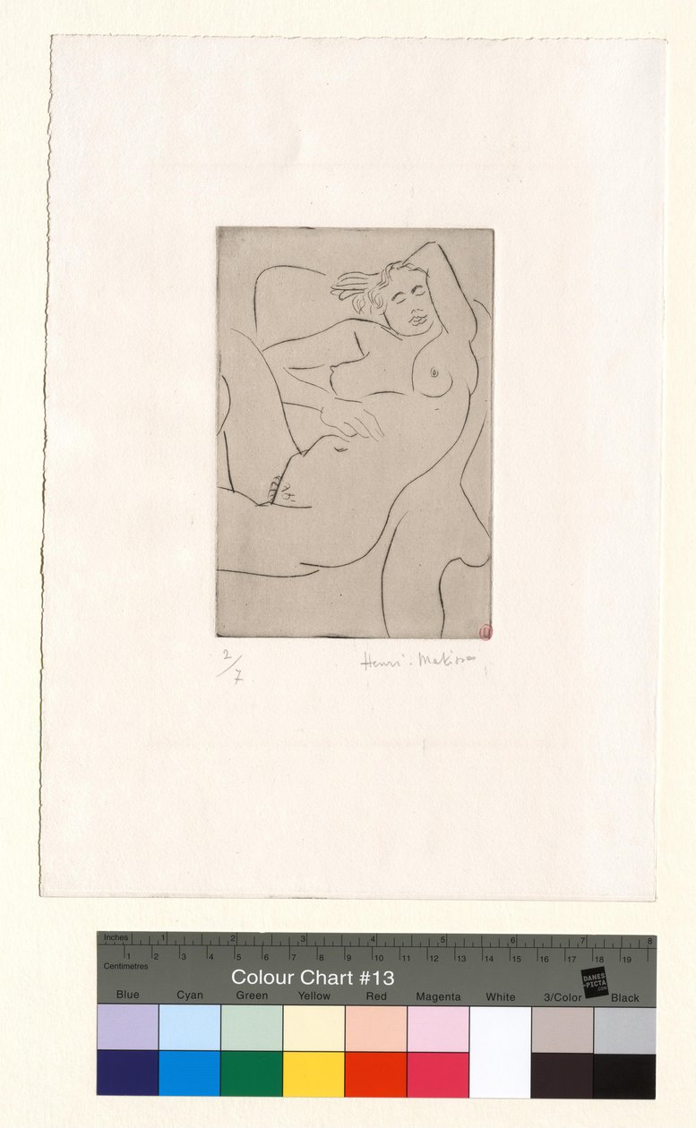 Sovande figur av Henri Matisse