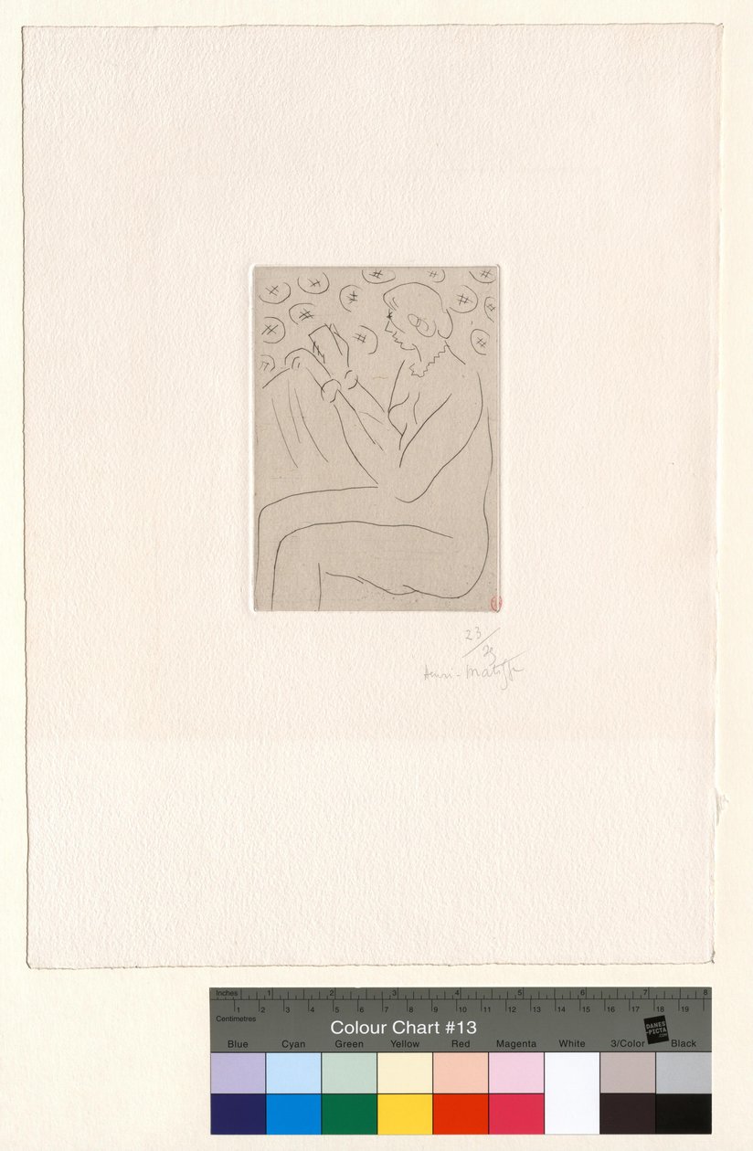 Läsande figur av Henri Matisse