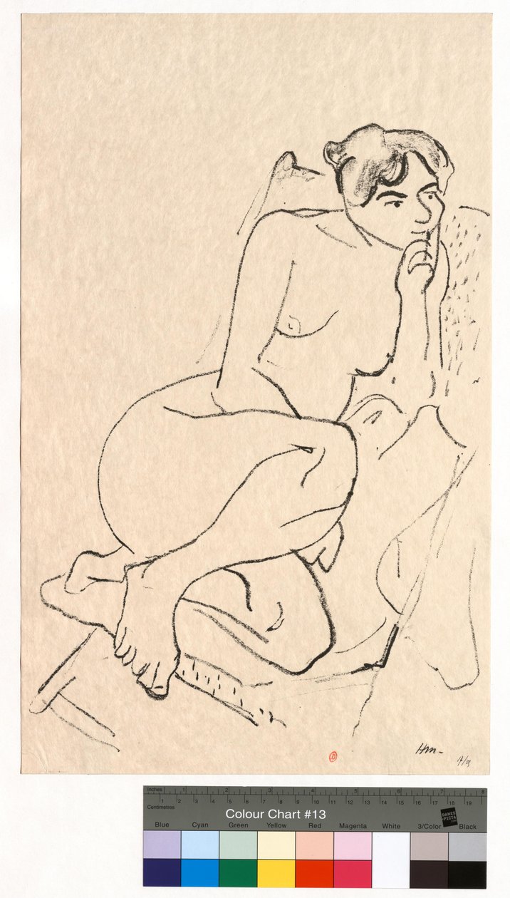 Tankfull figur i en fällstol av Henri Matisse