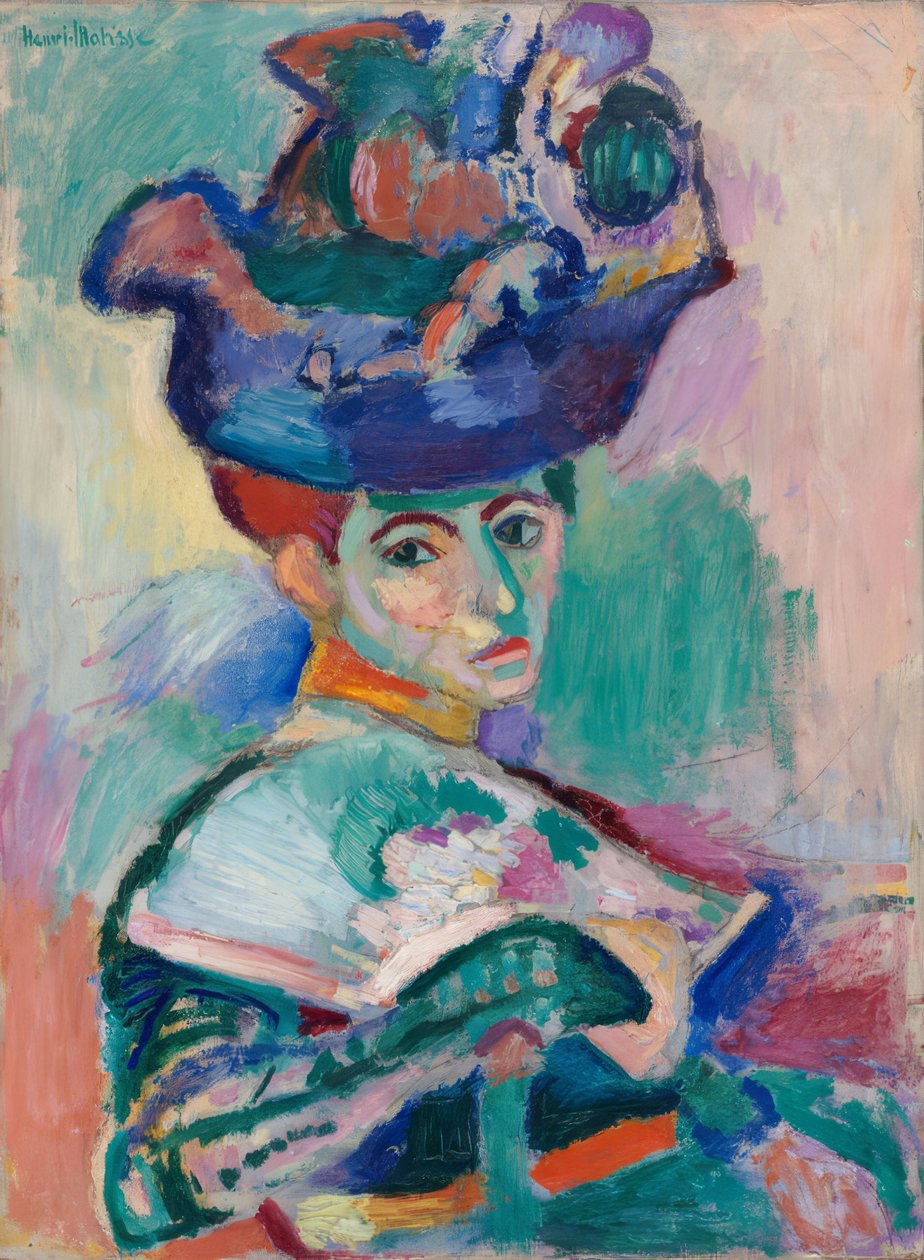 Kvinna med hatt av Henri Matisse